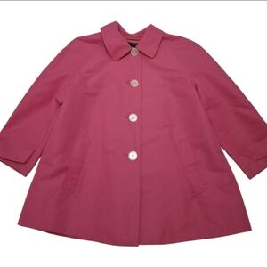 Lauren Ralph Lauren Pink Rain Coat Jacket Size L